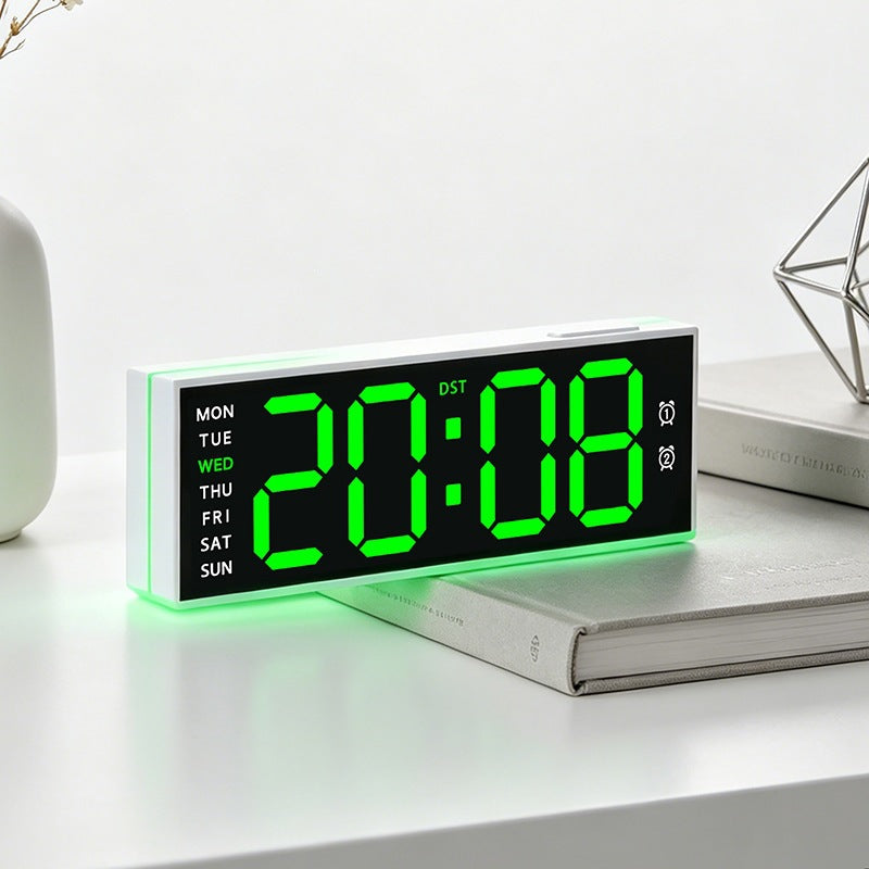 Digital alarm clock with large LED display and dual alarm function Stornfield