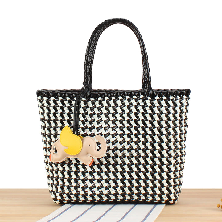 Creative Tote Bag with Playful Elephant Jewelry Stornfield