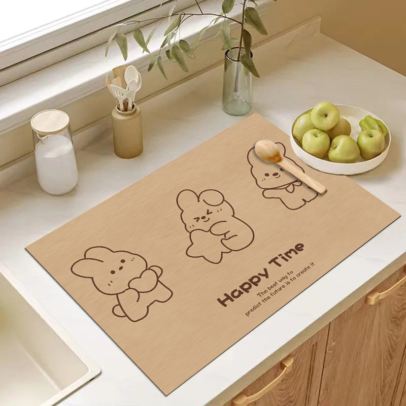 Cute Cartoon Dog Kitchen Mat Stornfield
