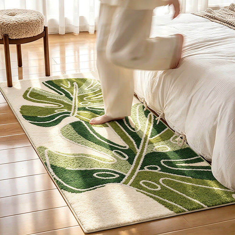 Leaf Pattern Area Rug for Home Decor