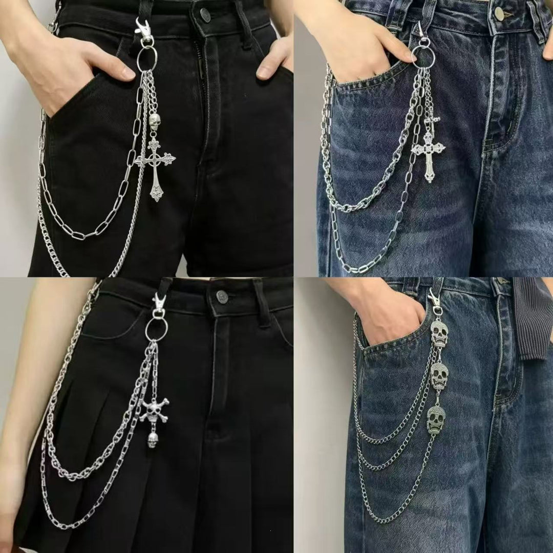 Fashionable chain belt with cross pendant Stornfield