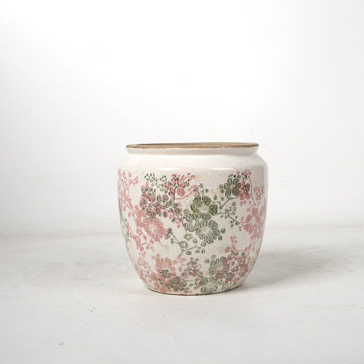 Floral Ceramic Plant Bowl Stornfield