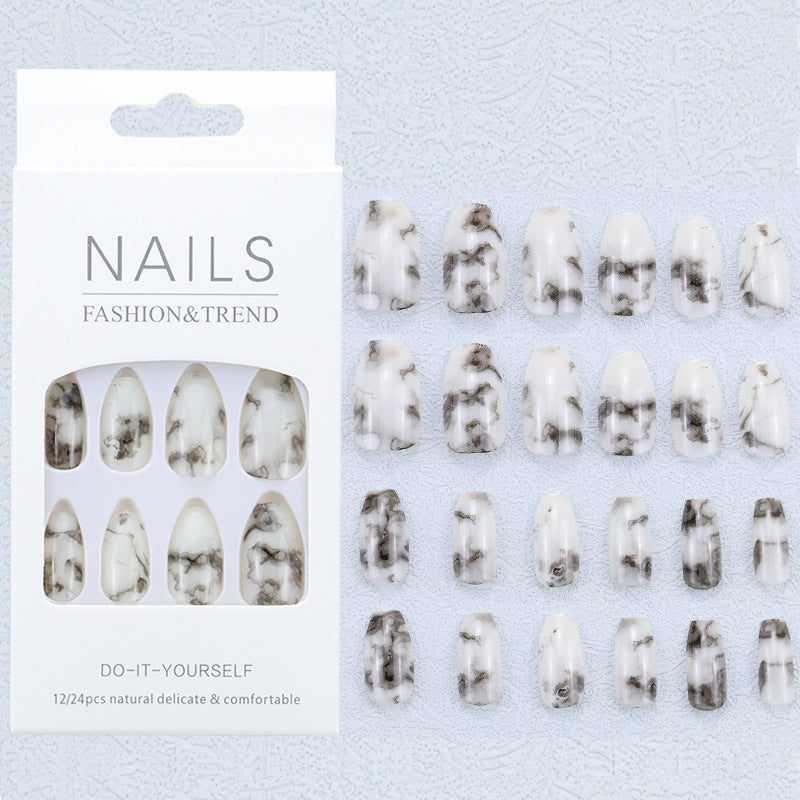 Artistic Graphic Press-On Nail Set Stornfield