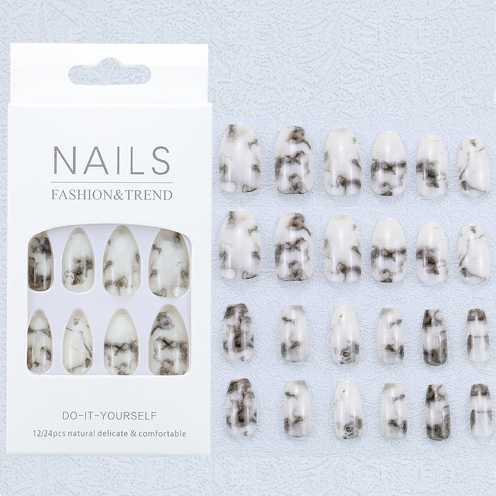 Artistic Graphic Press-On Nail Set Stornfield