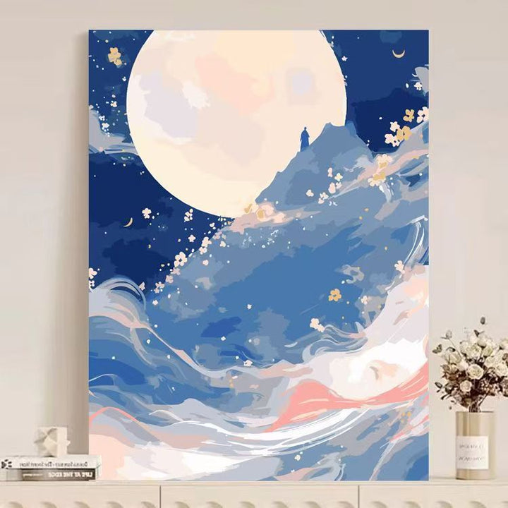 Abstract Mountain Landscape Canvas Art Stornfield