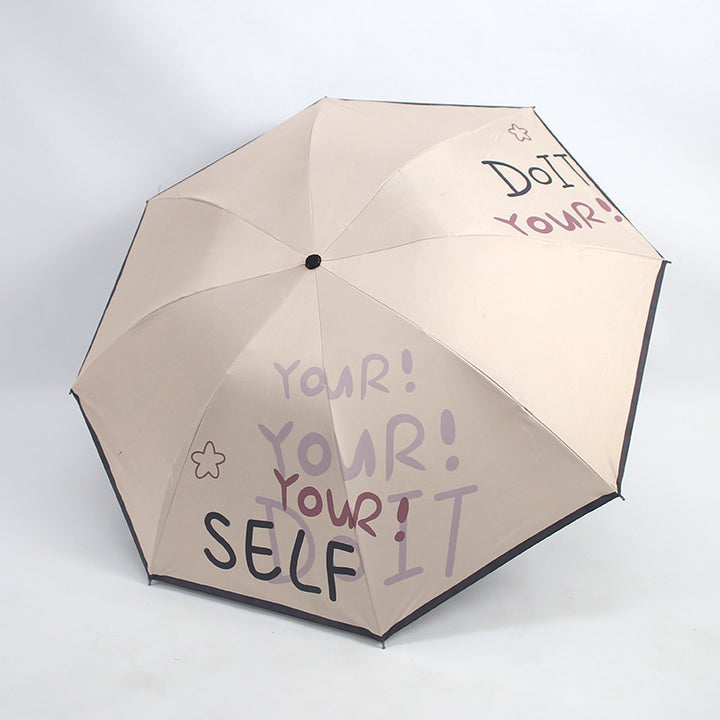 Women's Foldable Umbrella with Modern Print Stornfield