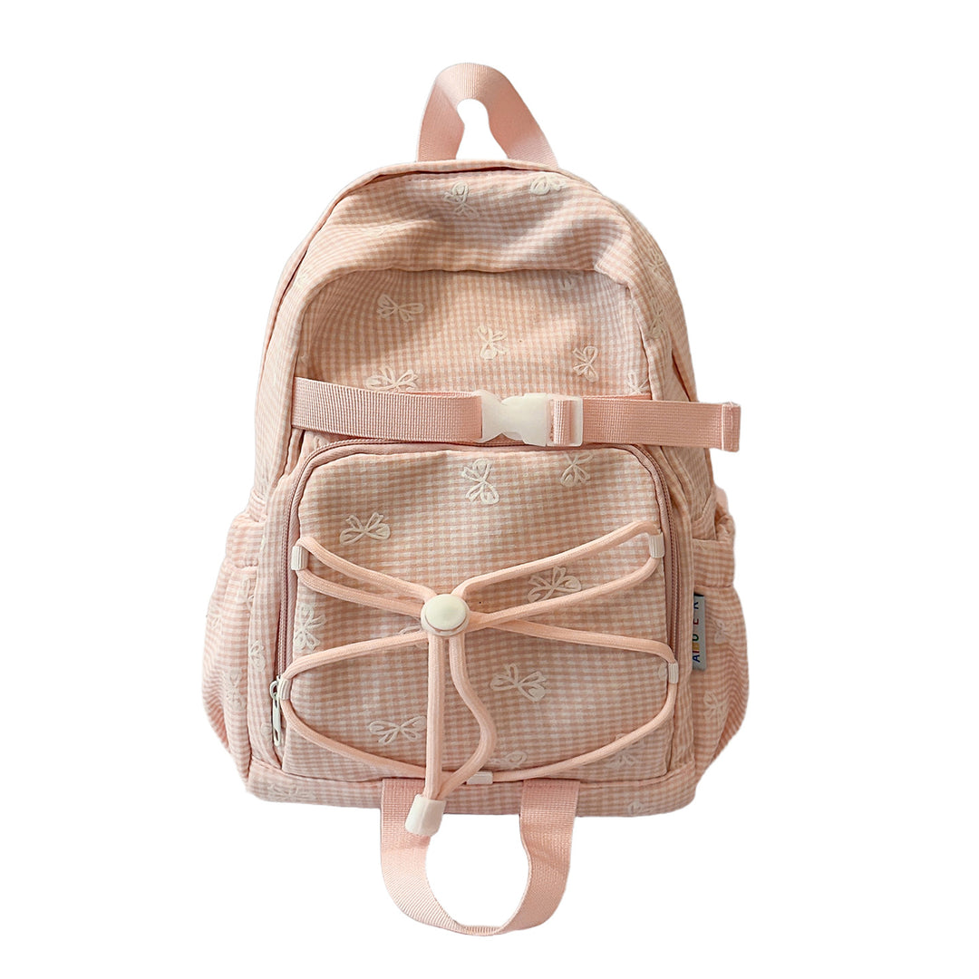 Charming Bow-Embellished Casual Backpack Stornfield