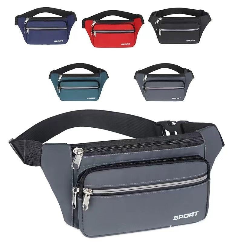 Sporty Waist Bag With Multiple Compartments Stornfield