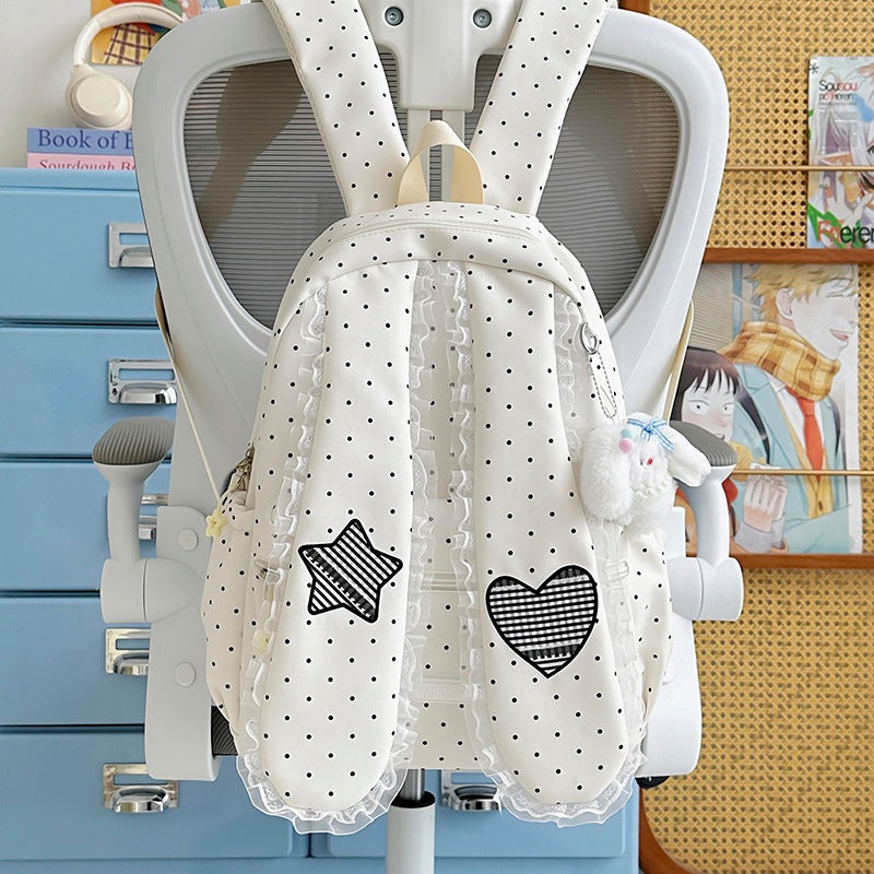 Cute Bunny-Ear Drawstring Backpack Stornfield