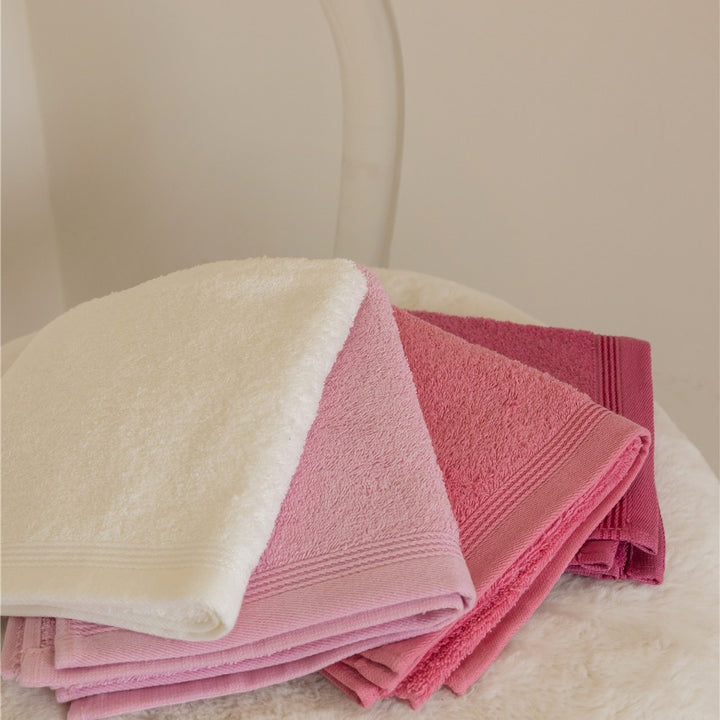 Plush Cotton Bath Towel Set with High-Absorbency Quick-Dry Weave