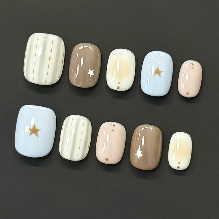 Decorative Press-On Nail Art Set 1790745331