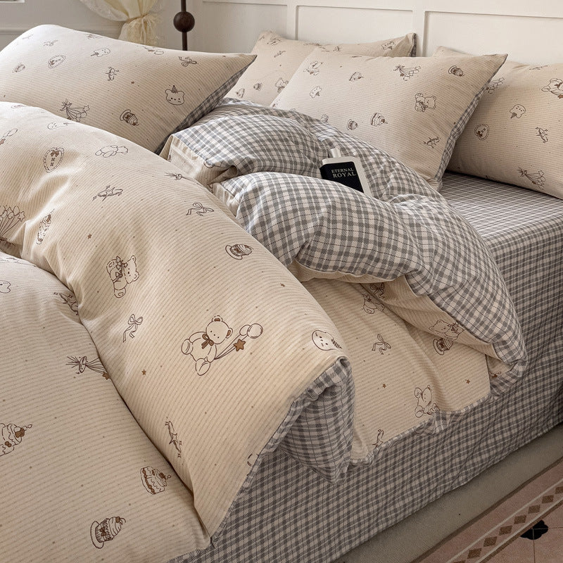 Elegant Textured Bed Linen Set