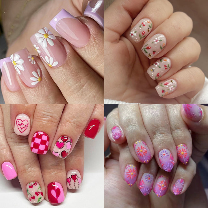 Artistic Press-On Nail Set Stornfield