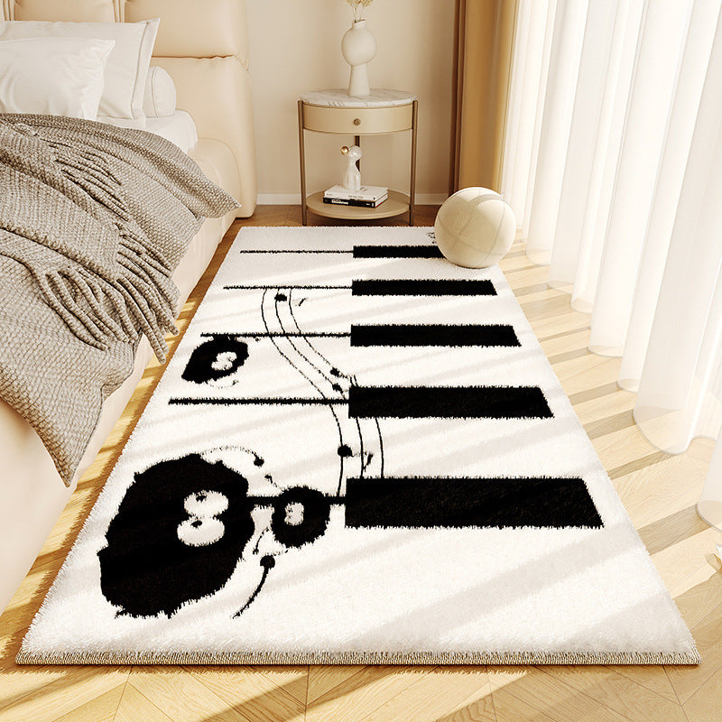 Piano Keys-Themed Area Rug