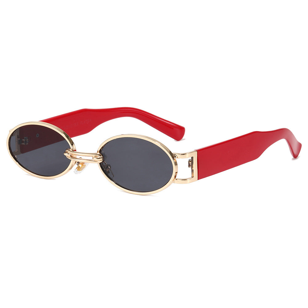 Ladies fashionable sunglasses in oval design Stornfield