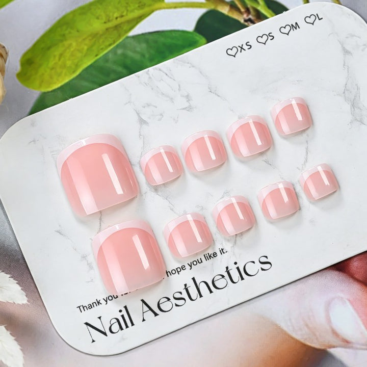 French Tip Gel Nail Art Stornfield