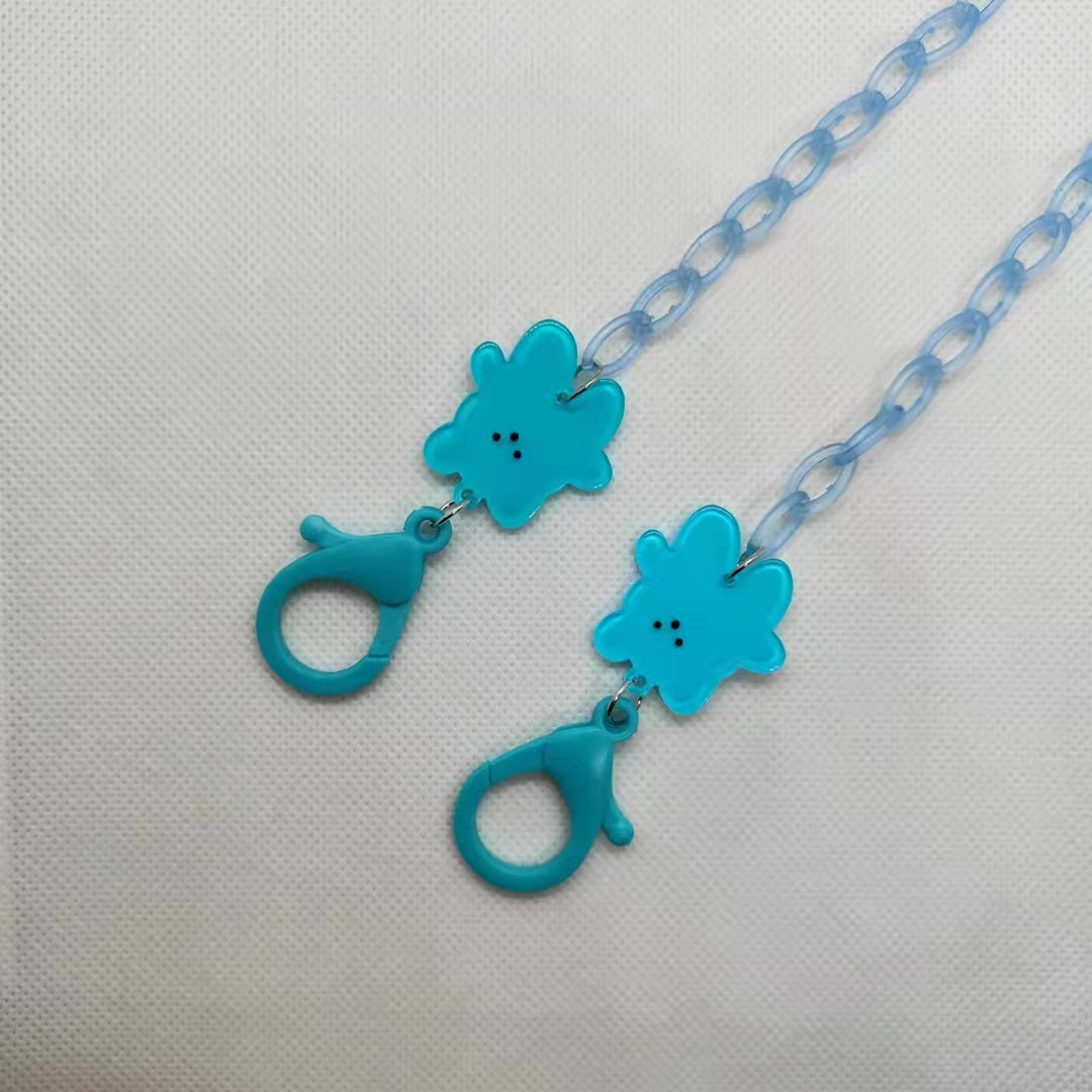 Playful glasses holder chain with floral motif Stornfield