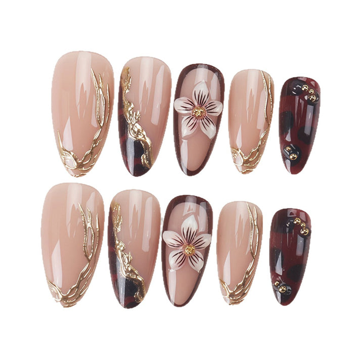 Artistic Floral Nail Design Stornfield