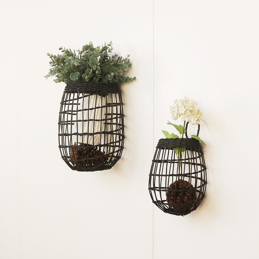 Handwoven Natural Storage Baskets with Handles Stornfield