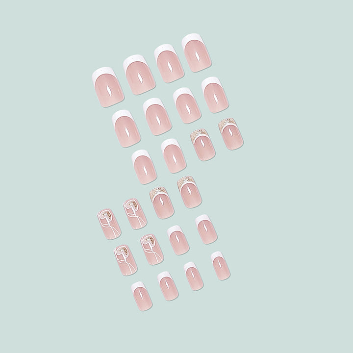 Elegant and artistic French Nails Stornfield