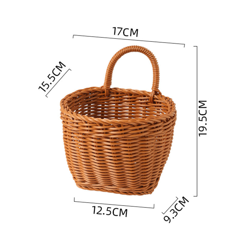 Handcrafted Wicker Utility Basket Stornfield
