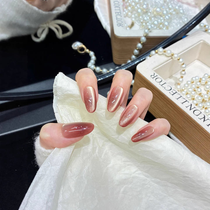 Premium Glossy Ombre Press-On Nails