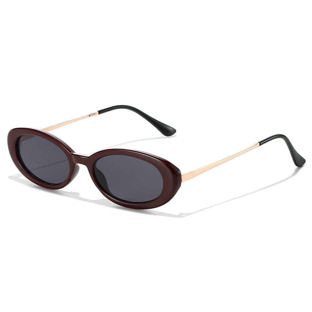 Elegant Oversized Oval Sunglasses Stornfield