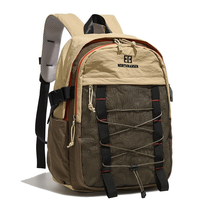Outdoor backpack with ergonomic carrying system and cushioning back padding Stornfield