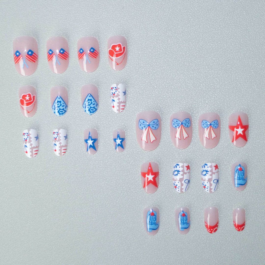 Patriotic Nail Art Kit