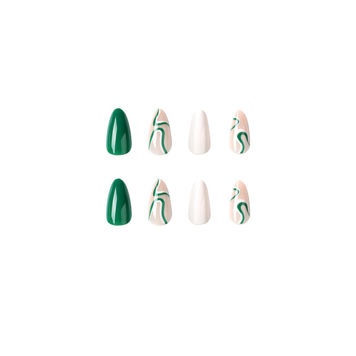 Elegant Nail Art with Creative Wave Designs Stornfield