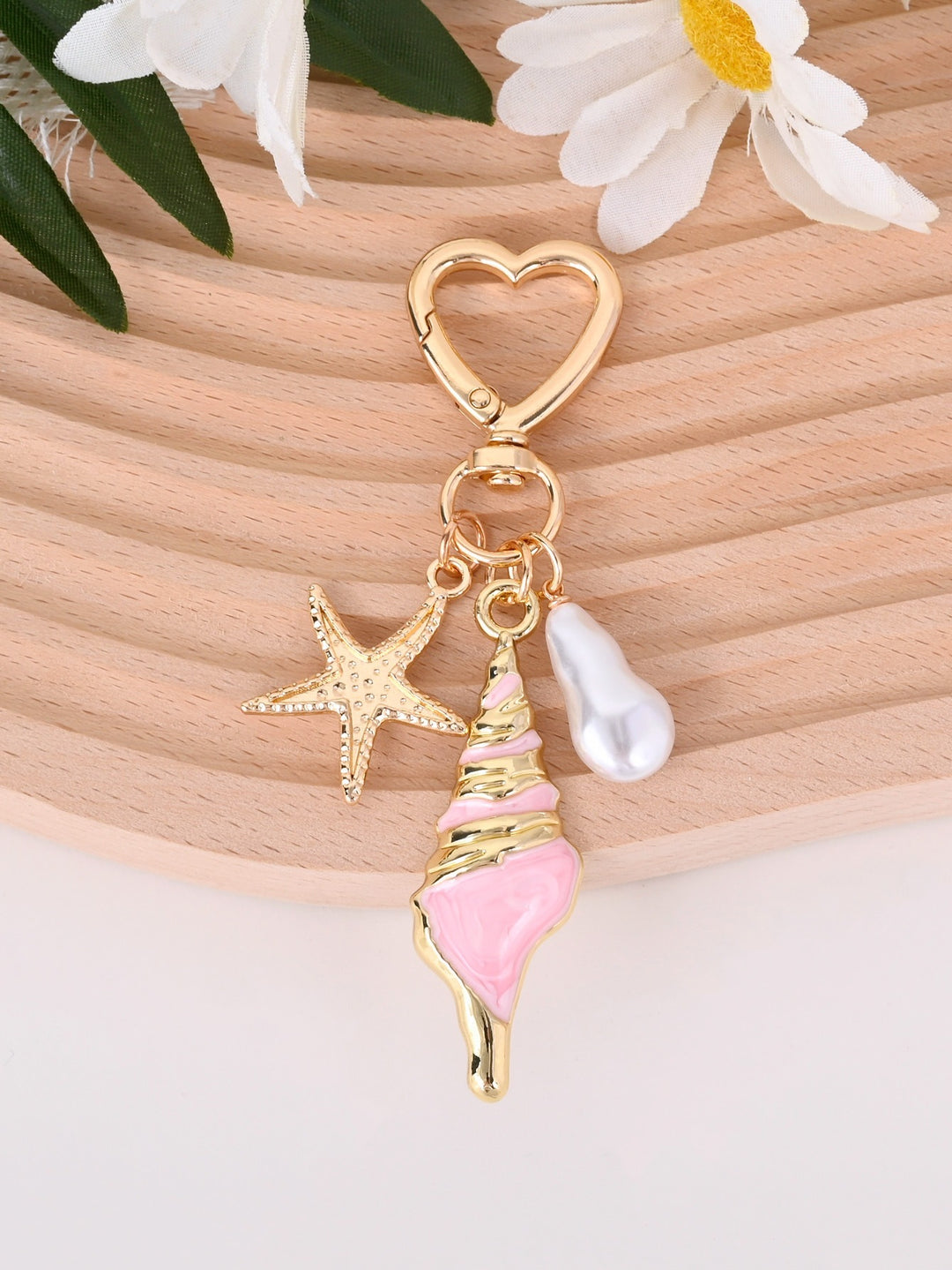 Keychain with Maritime Star Motif Stornfield