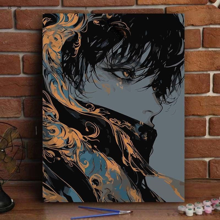 Abstract Art Portrait Canvas Print Stornfield