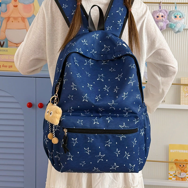 Stylish Casual Backpack with Star Pattern Stornfield