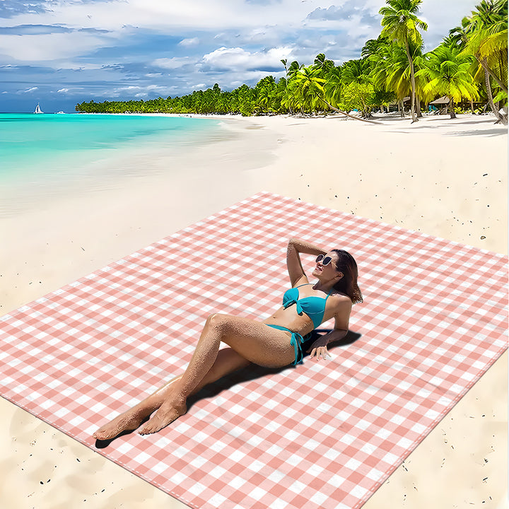 Mandala Design Beach Mat Stornfield