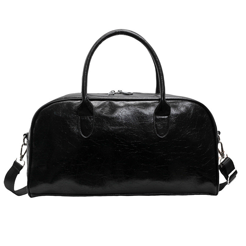 Elegant Leather Overnight Duffle Bag Stornfield