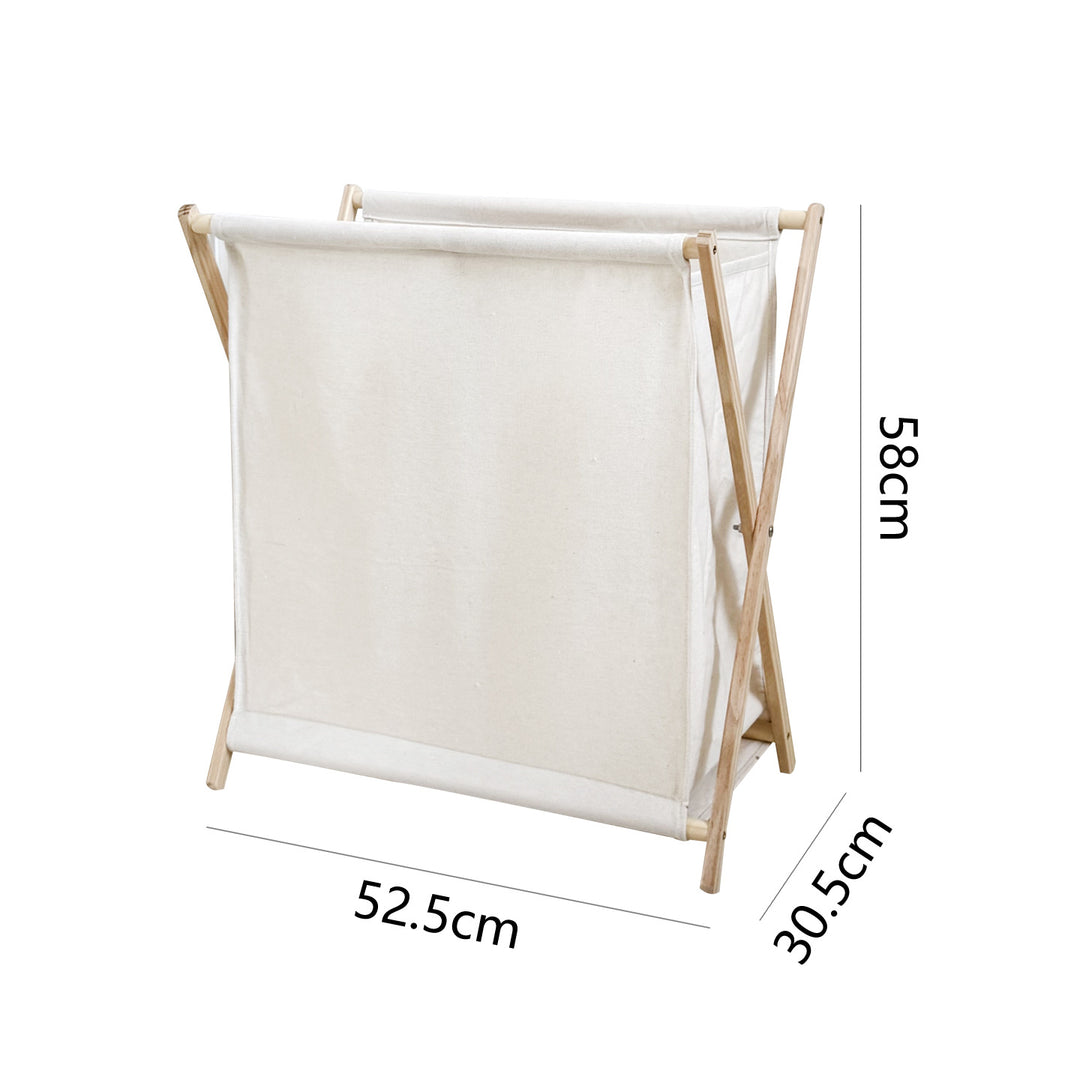 Modern laundry basket with folding frame Stornfield