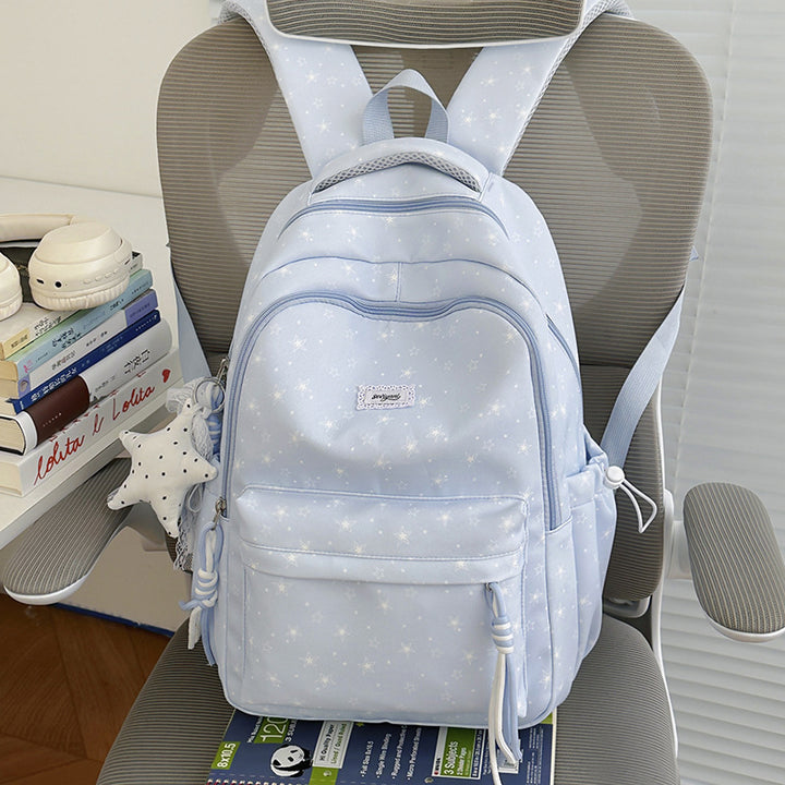 Fun Star-Embellished Student Backpack Stornfield