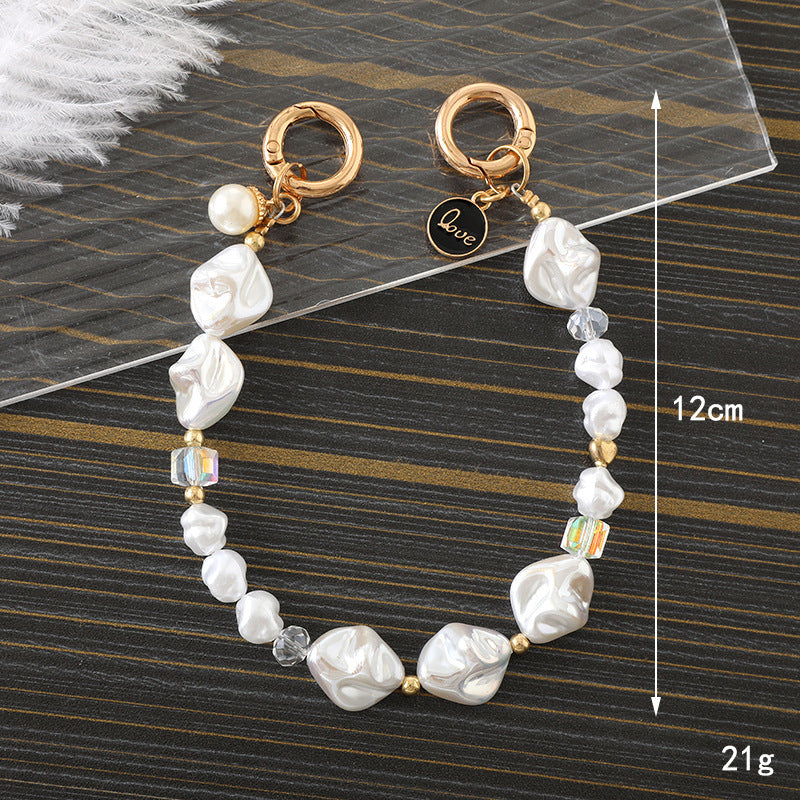 Chic Beaded Charm Keychain Stornfield