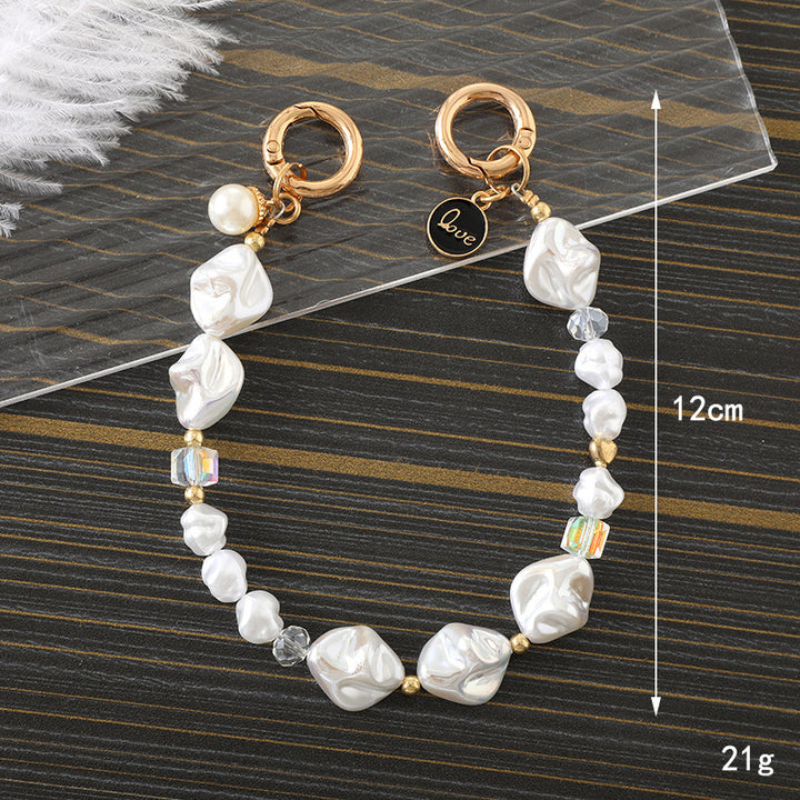 Chic Beaded Charm Keychain Stornfield