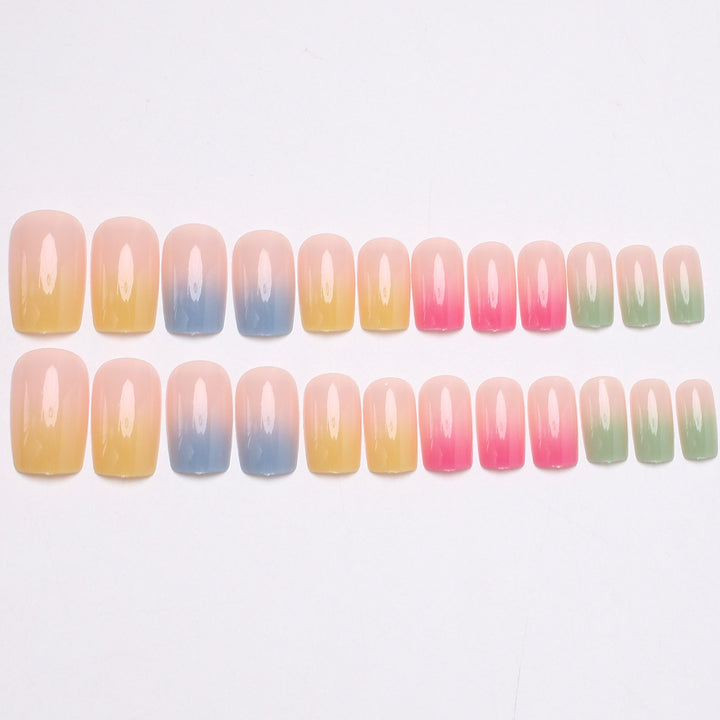 Ombre Gradient Press-On Nails Stornfield