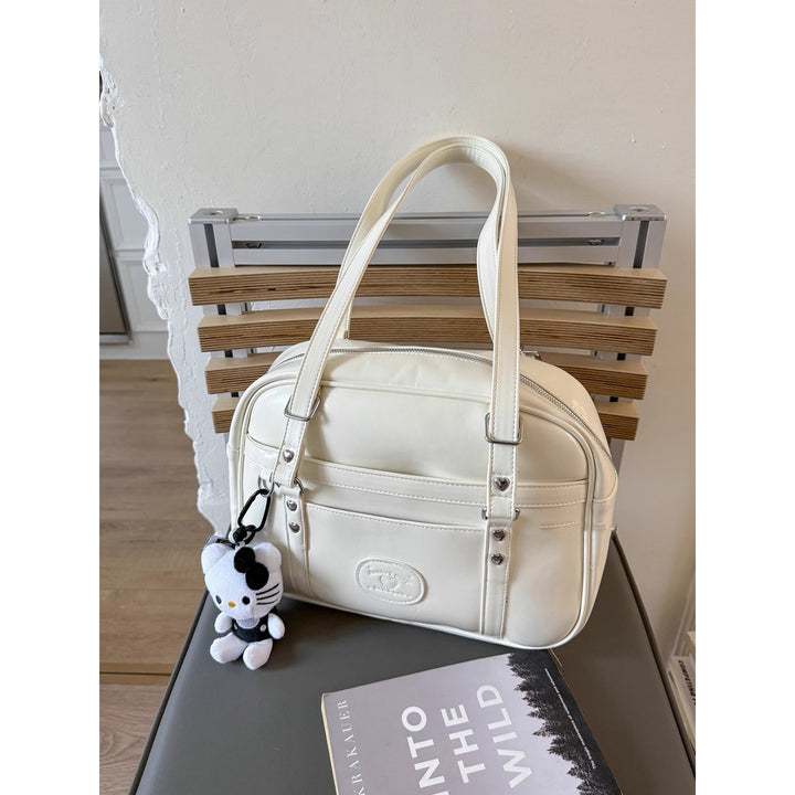 Premium Leather Handheld Satchel Stornfield