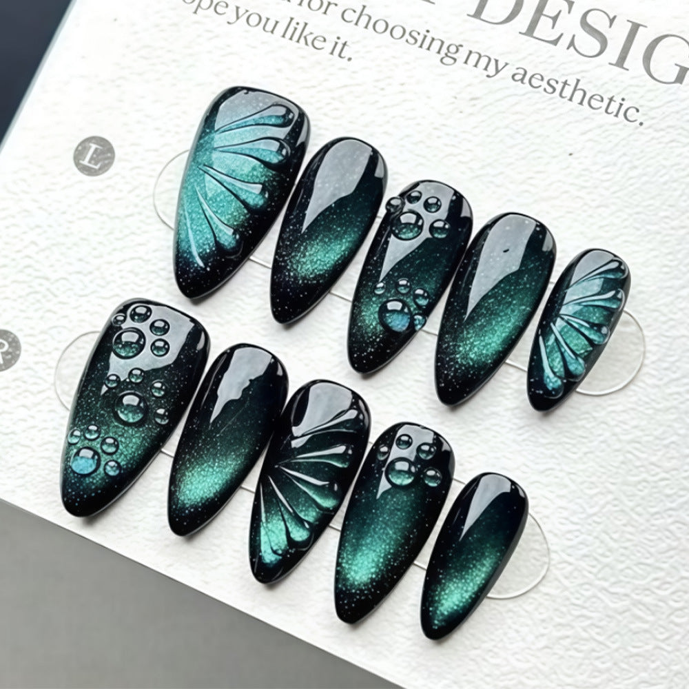Creative nail art set with stylish 3D effects Stornfield