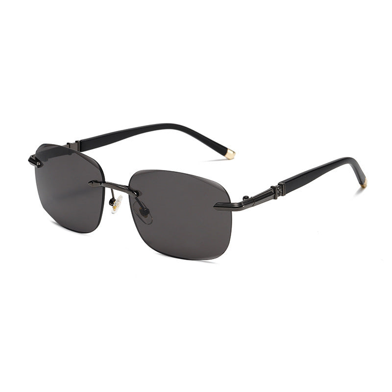 Women futuristic sunglasses with delicate metallic frame Stornfield