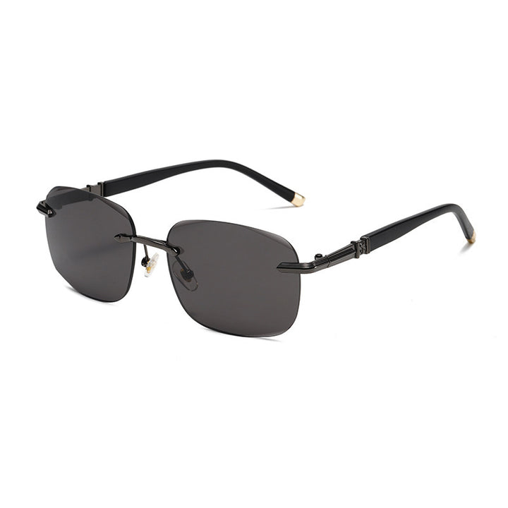 Women futuristic sunglasses with delicate metallic frame Stornfield