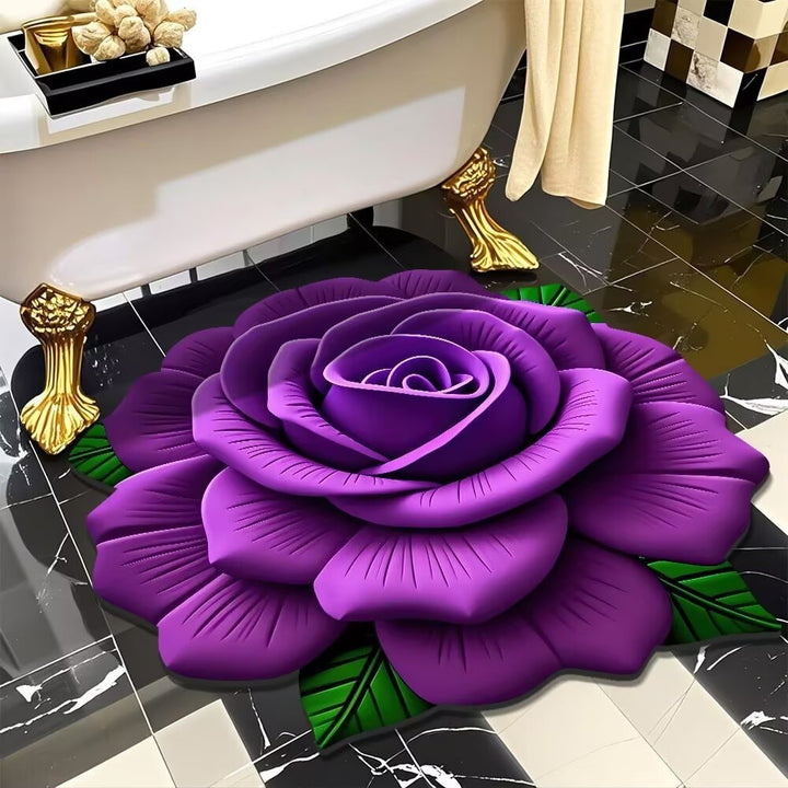 Floral-Themed 3D Area Rug Stornfield