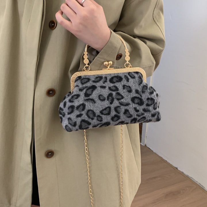 WoElegant Leopard Print Evening Handbag Stornfield