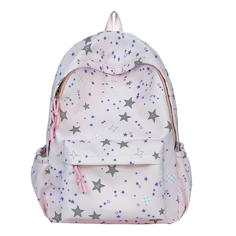 Girls' Star Patterned Backpack Stornfield