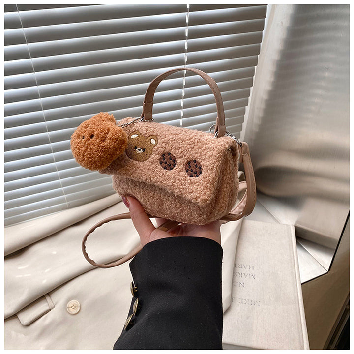 Plush Crossbody Bag with Cute Animal Design Stornfield