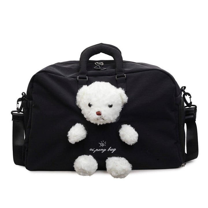 Travel bag with cute plush bear Stornfield