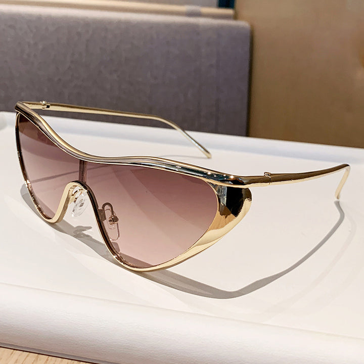 Women's futuristic oversized sunglasses with striking design Stornfield